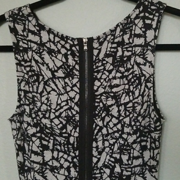 Kenneth Cole Hilary abstract sleeveless sheath dress zipper back XS Corpcore - Picture 7 of 8